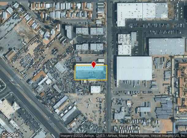  1761 S Mojave Rd, Las Vegas, NV Parcel Map