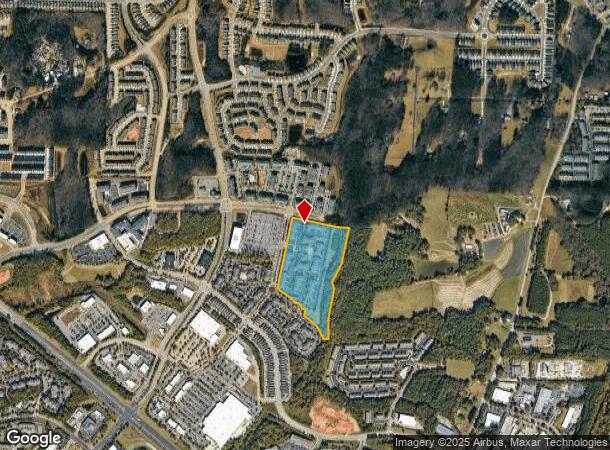 7509 Windmill Harbor Way, Raleigh, NC Parcel Map