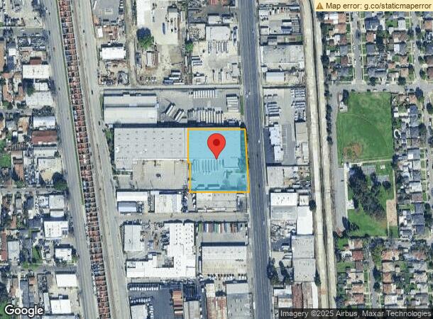  1371 S Santa Fe Ave, Compton, CA Parcel Map