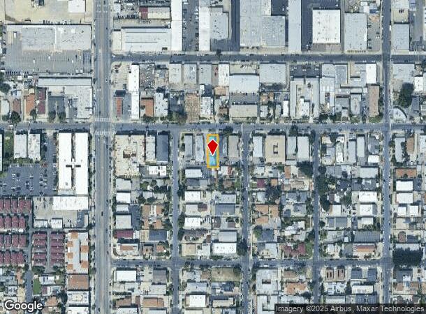 12012 Hart St, North Hollywood, CA Parcel Map