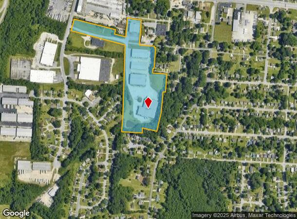 195 Pendleton St, High Point, NC Parcel Map