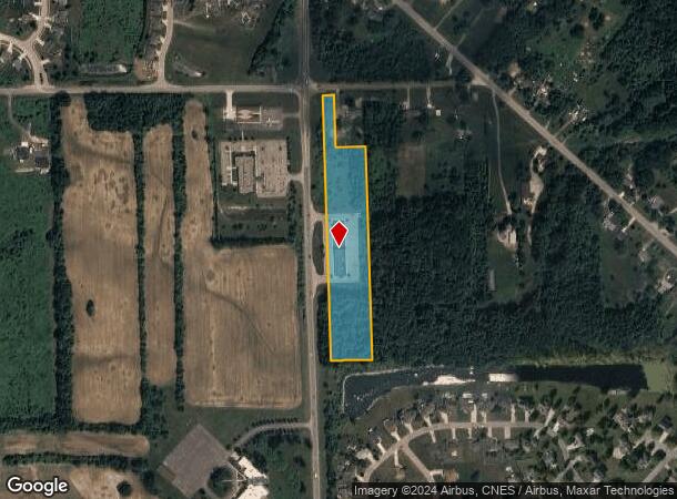  2500 N Elms Rd, Flushing, MI Parcel Map