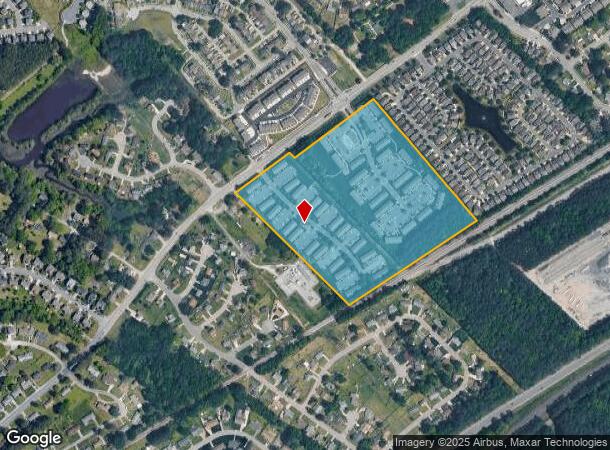 3601 Brookfield Ln, Chesapeake, VA Parcel Map