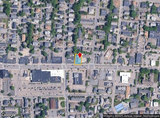 821 Main St, Waltham, MA Parcel Map