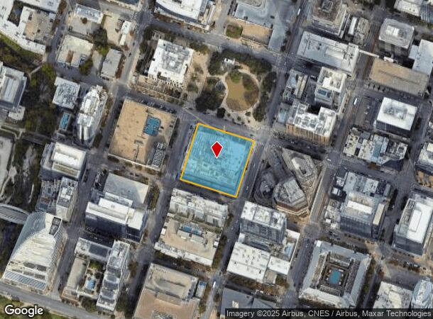  401 W 4Th St, Austin, TX Parcel Map