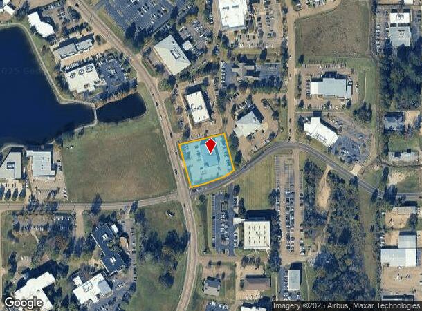  1042 River Oaks Dr, Flowood, MS Parcel Map