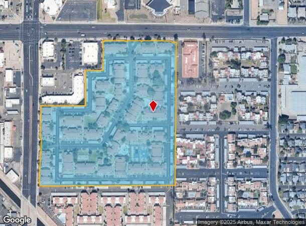 265 N Gilbert Rd, Mesa, AZ Parcel Map