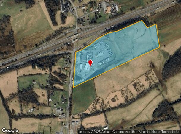 13365 Glenbrook Ave, Meadowview, VA Parcel Map
