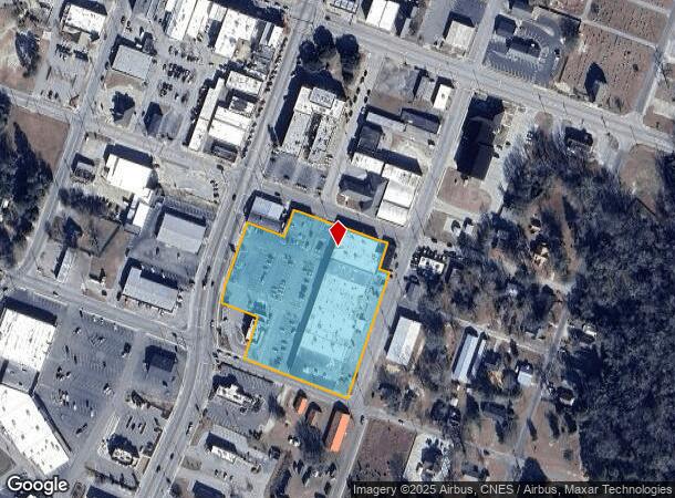  207 S Poplar St, Elizabethtown, NC Parcel Map