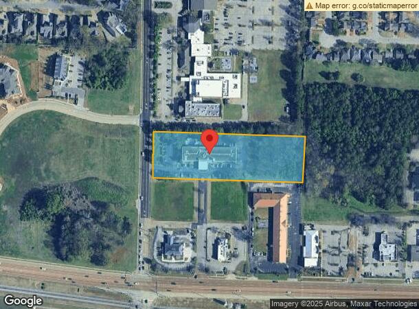  1280 W Poplar Ave, Collierville, TN Parcel Map