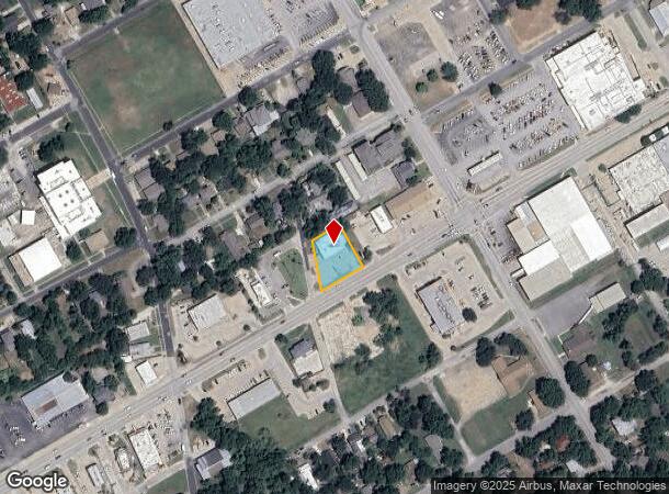 614 W 7Th Ave, Corsicana, TX Parcel Map