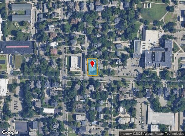  321 Fountain St Ne, Grand Rapids, MI Parcel Map