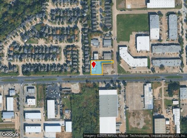 9015 Winkler Dr, Houston, TX Parcel Map