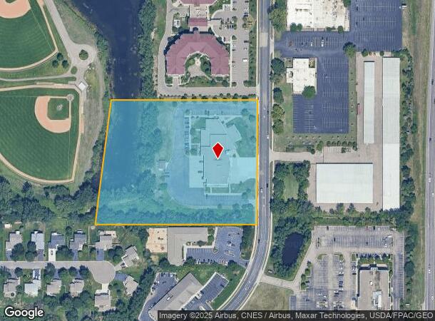  11920 Ulysses St Ne, Minneapolis, MN Parcel Map