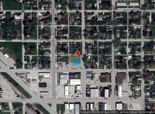  202 N Adams Ave, Fowler, IN Parcel Map