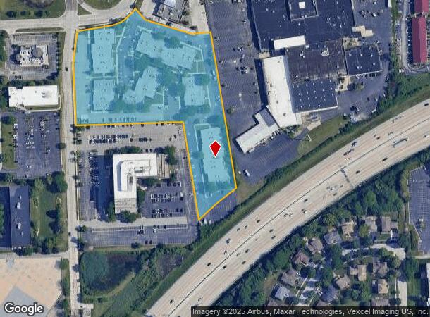 1307 Butterfield Rd, Downers Grove, IL Parcel Map
