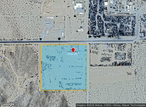  75851 Baseline Rd, Twentynine Palms, CA Parcel Map