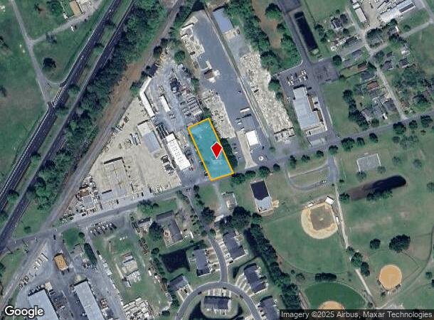 300 S Division St, Fruitland, MD Parcel Map