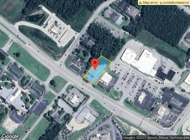  180 W Cornelius Harnett Blvd, Lillington, NC Parcel Map