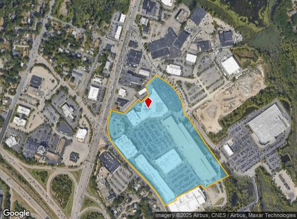  110 Elm St, Dedham, MA Parcel Map