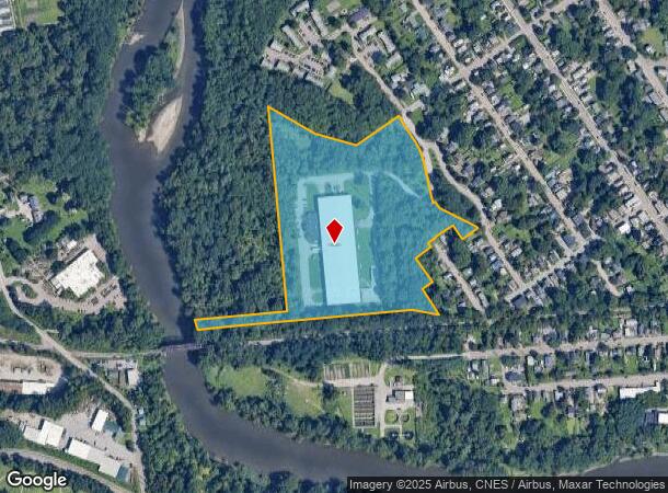 133 Elm St, Winooski, VT Parcel Map