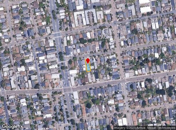 1518 Julia St, Berkeley, CA Parcel Map