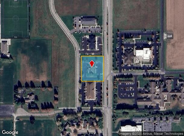  4105 Vickers Dr, Columbus, IN Parcel Map