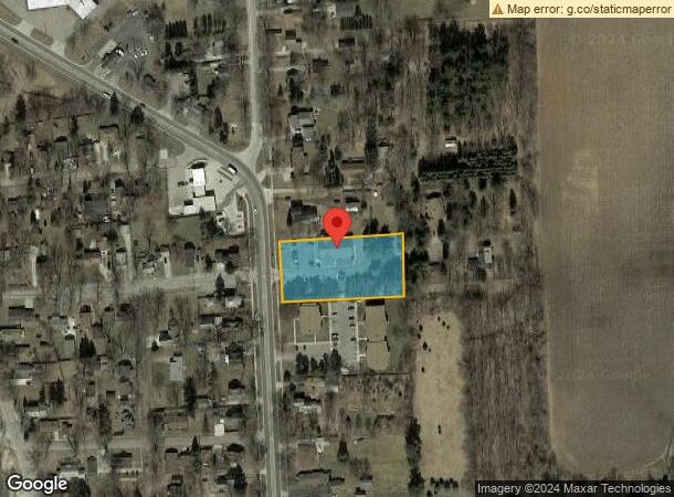  606 N Main St, Almont, MI Parcel Map