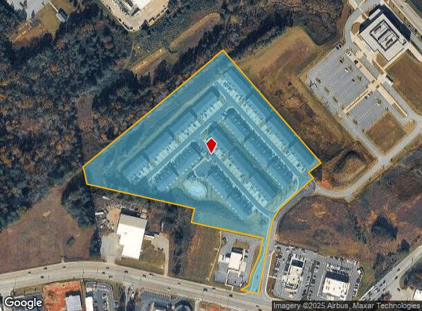 248 Harrison Bridge Rd, Simpsonville, SC Parcel Map