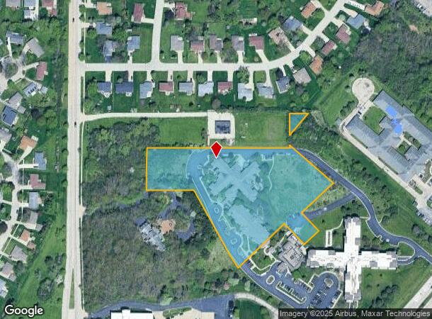 5800 Mockingbird Ln, Greendale, WI Parcel Map