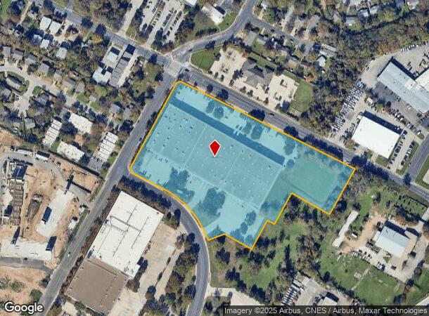  845 Interchange Blvd, Austin, TX Parcel Map