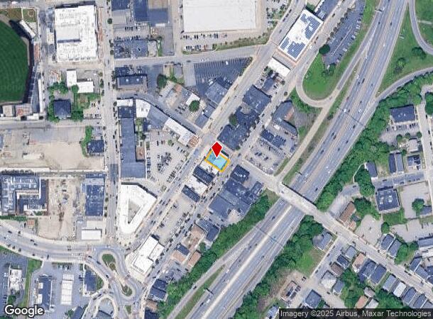  100 Water St, Worcester, MA Parcel Map