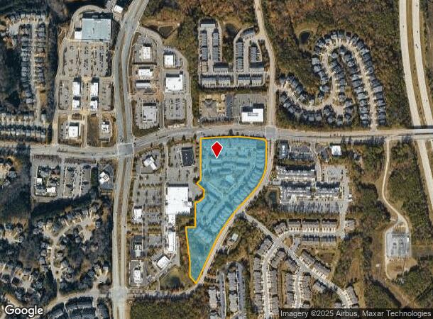100 Benttree Forest Dr, Cary, NC Parcel Map