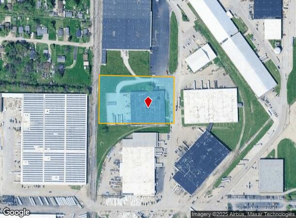 1950 Stout Field West Dr, Indianapolis, IN Parcel Map