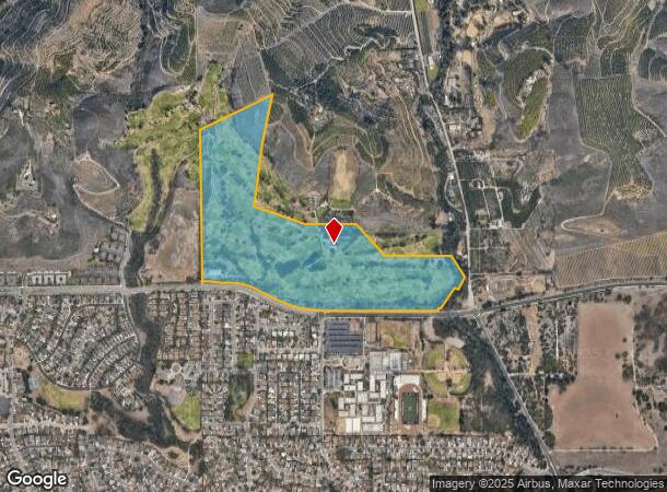 7380 Cathedral Oaks Rd, Goleta, CA Parcel Map