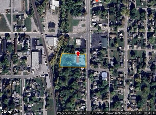  726 S Blanchard St, Findlay, OH Parcel Map