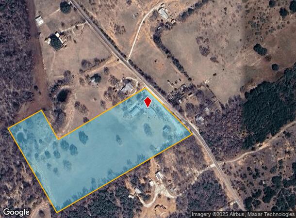 1795 County Road 1004, Walnut Springs, TX Parcel Map