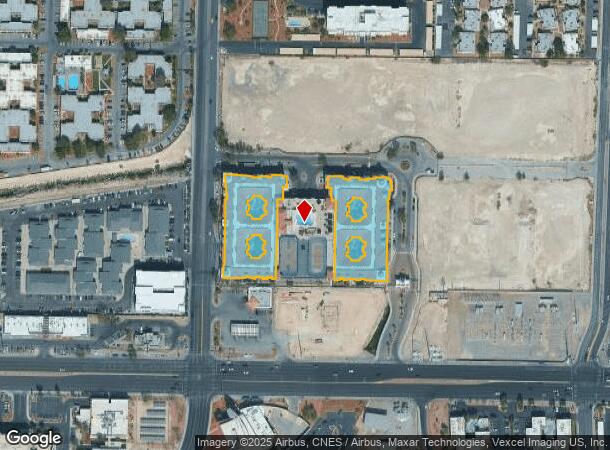  818 E Flamingo Rd, Las Vegas, NV Parcel Map