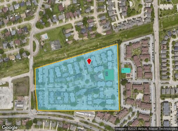  4601 Quail Hollow Dr, Baytown, TX Parcel Map