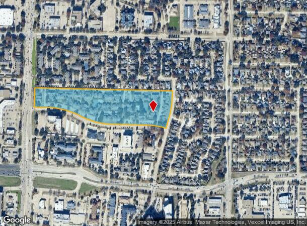  1500 Preston Rd, Plano, TX Parcel Map