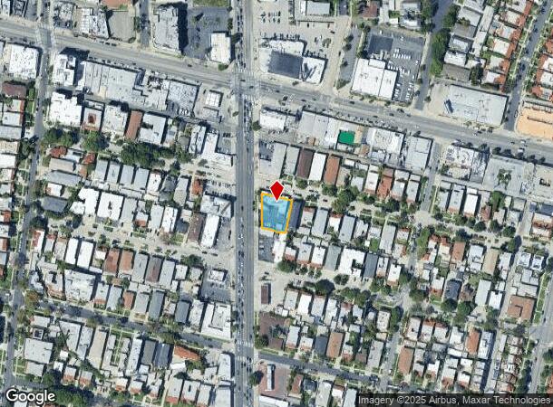 1436 S La Cienega Blvd, Los Angeles, CA Parcel Map