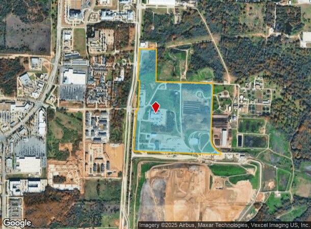 S Mayhill Rd, Denton, TX Parcel Map