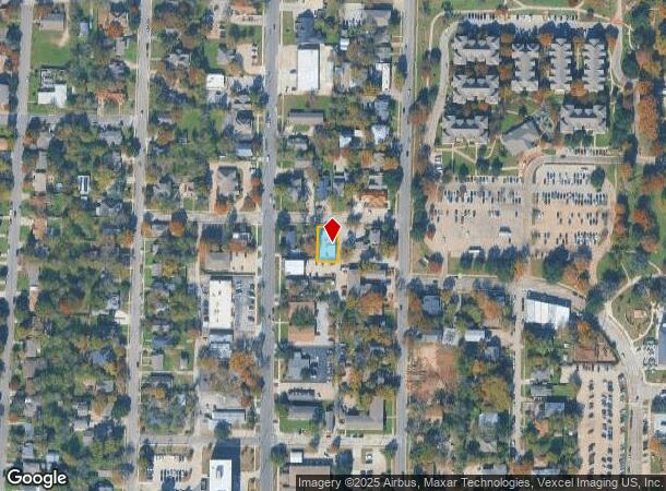  115 W College St, Denton, TX Parcel Map