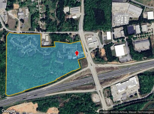 7703 Lee Rd, Lithia Springs, GA Parcel Map