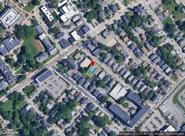  4 Wyman St, Worcester, MA Parcel Map