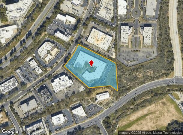  5825 Oberlin Dr, San Diego, CA Parcel Map