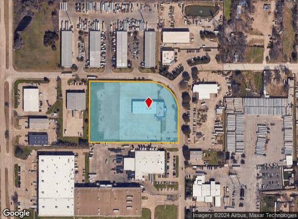  3409 High Prairie Rd, Grand Prairie, TX Parcel Map