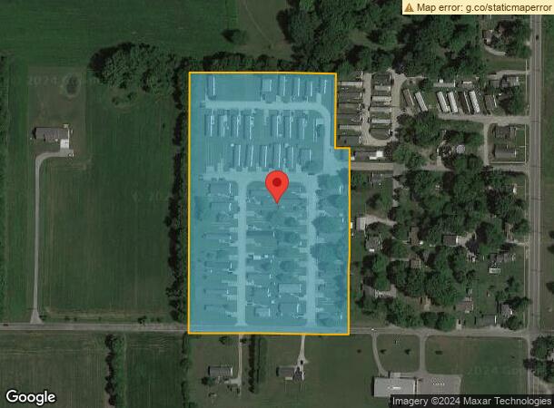  1150 N E 1150 N N, Wolcottville, IN Parcel Map