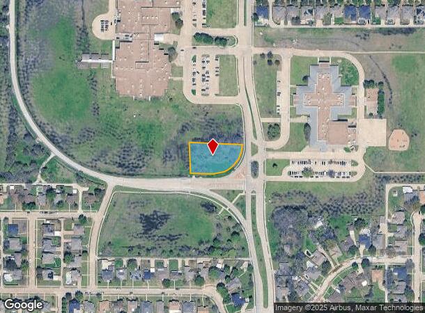  6314 Chiesa Rd, Rowlett, TX Parcel Map