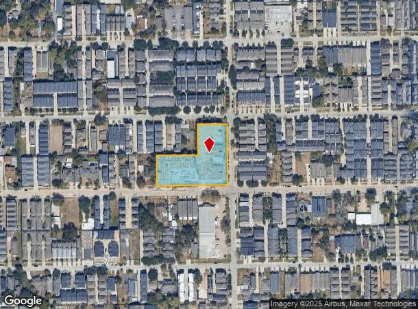 1125 W 23Rd St, Houston, TX Parcel Map